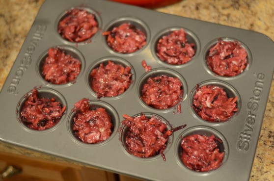 It is hard to tell what is 3/4 of the way filled. These muffins aren't huge risers, so it wasn't a problem.