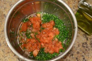 You can see that the tomato is a little mushy.