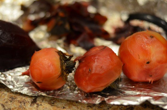 The chioggia beets remind me of a beautiful sunset...