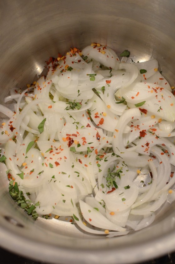 Careful with the red pepper flakes.